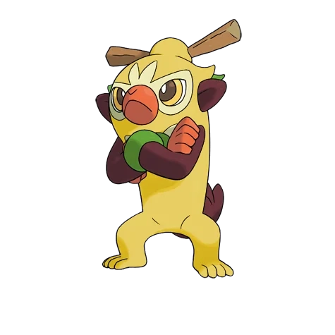 풀 타입 포켓몬 채키몽 이로치의 이미지