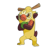 풀 타입 포켓몬 채키몽 이로치의 이미지