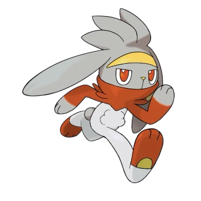 불꽃 타입 포켓몬 래비풋 이로치의 이미지