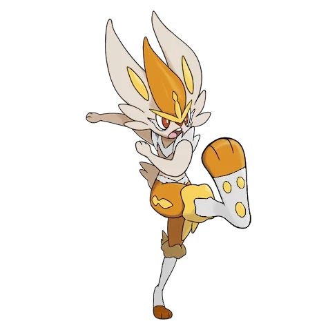 불꽃 타입 포켓몬 에이스번 이로치의 이미지