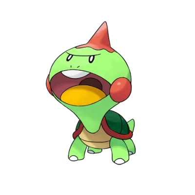 물 타입 포켓몬 깨물부기 이로치의 이미지