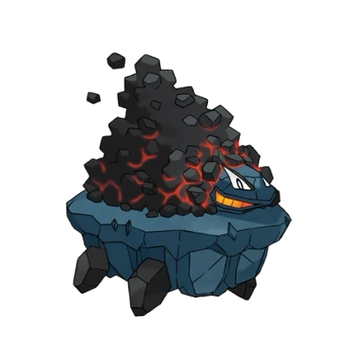 바위/불꽃 타입 포켓몬 탄차곤 이로치의 이미지