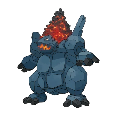 바위/불꽃 타입 포켓몬 석탄산 이로치의 이미지
