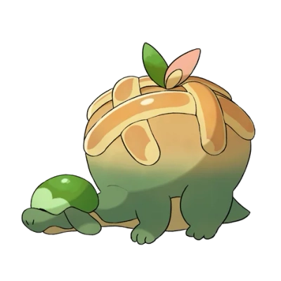 풀/드래곤 타입 포켓몬 단지래플 이로치의 이미지