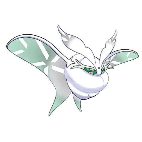 얼음/벌레 타입 포켓몬 모스노우 이로치의 이미지