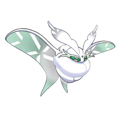 얼음/벌레 타입 포켓몬 모스노우 이로치의 이미지