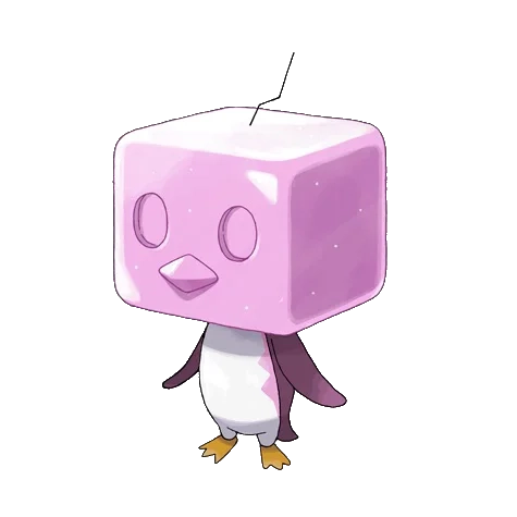 얼음 타입 포켓몬 빙큐보 이로치의 이미지