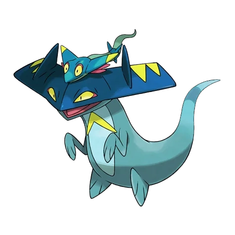 드래곤/고스트 타입 포켓몬 드래런치 이로치의 이미지