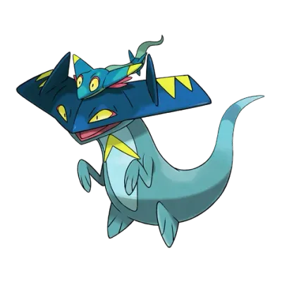 드래곤/고스트 타입 포켓몬 드래런치 이로치의 이미지