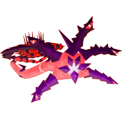 독/드래곤 타입 포켓몬 무한다이노 이로치의 이미지