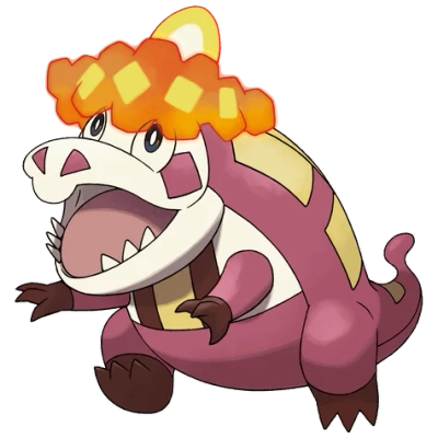 불꽃 타입 포켓몬 악뜨거 이로치의 이미지