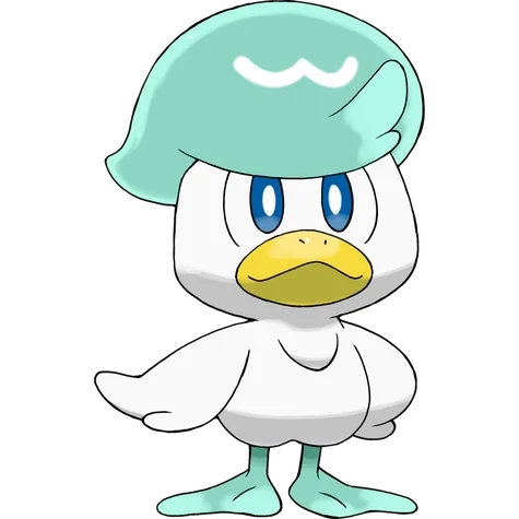 물 타입 포켓몬 꾸왁스 이로치의 이미지