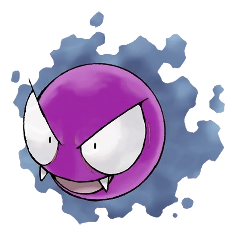 고스트/독 타입 포켓몬 고오스 이로치의 이미지