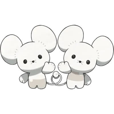 노말 타입 포켓몬 두리쥐 이로치의 이미지