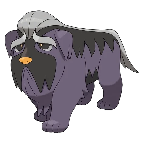 악 타입 포켓몬 마피티프 이로치의 이미지