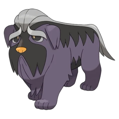 악 타입 포켓몬 마피티프 이로치의 이미지