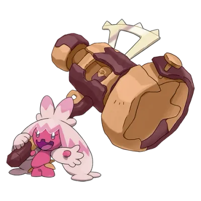 페어리/강철 타입 포켓몬 두드리짱 이로치의 이미지