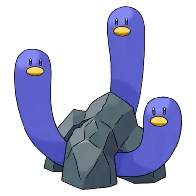 물 타입 포켓몬 바닥트리오 이로치의 이미지