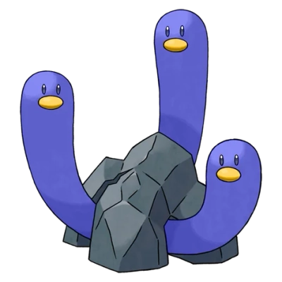 물 타입 포켓몬 바닥트리오 이로치의 이미지