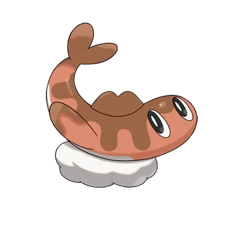 드래곤/물 타입 포켓몬 싸리용 이로치의 이미지