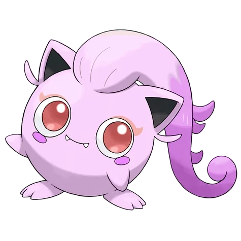 페어리/에스퍼 타입 포켓몬 우렁찬꼬리 이로치의 이미지