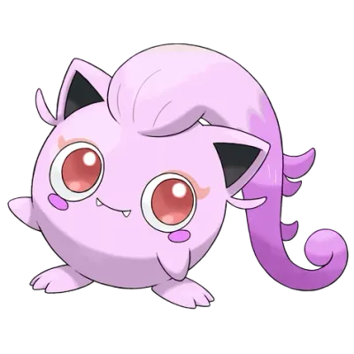 페어리/에스퍼 타입 포켓몬 우렁찬꼬리 이로치의 이미지