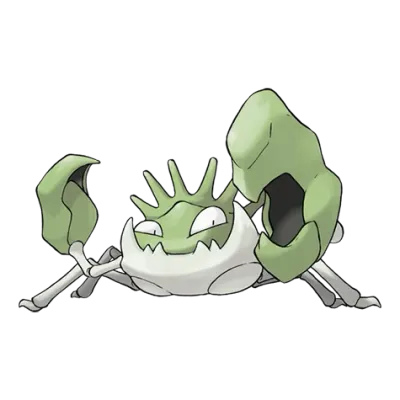 물 타입 포켓몬 킹크랩 이로치의 이미지