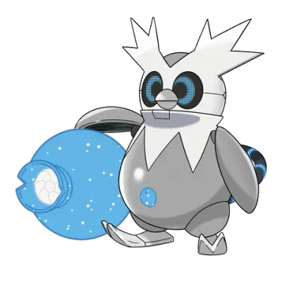 얼음/물 타입 포켓몬 무쇠보따리 이로치의 이미지