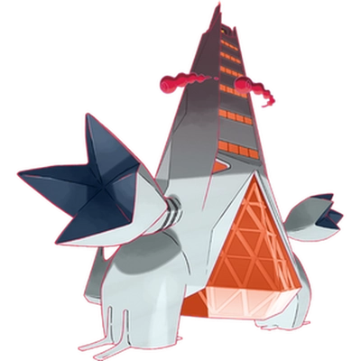 강철/드래곤 타입 포켓몬 거다이맥스 두랄루돈 거다이맥스 이로치의 이미지