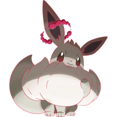 노말 타입 포켓몬 거다이맥스 이브이 거다이맥스 이로치의 이미지